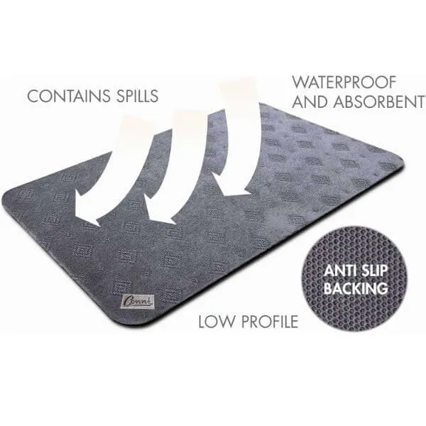 Low Profile Absorbent Non-Slip Floor Mat 60 x 150cm