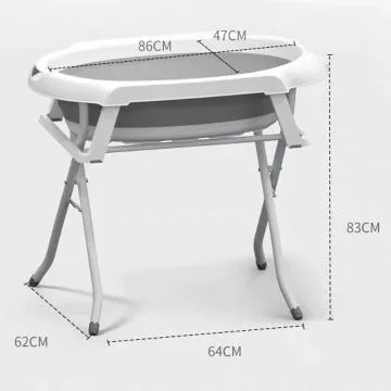 Lucky Baby Collato Bath Tub W/Stand   Bath Support