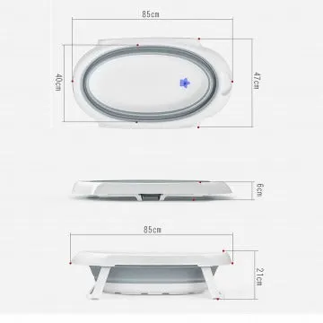 Lucky Baby Collato Bath Tub W/Stand   Bath Support