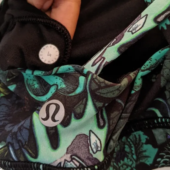 Lululemon Energy Bra Memoir Multi Green 4