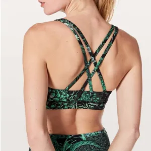 Lululemon Energy Bra Memoir Multi Green 4