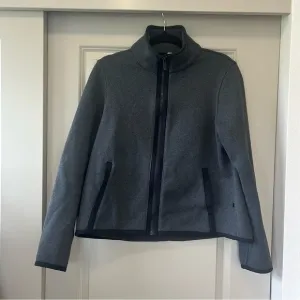 Lululemon Its Fleecing Cold Zip UpHeathered Black / Black