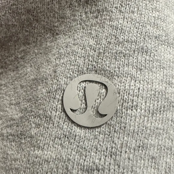 Lululemon Light Grey Fleece Fill Zip Wrap Jacket Size Small Medium 6–8