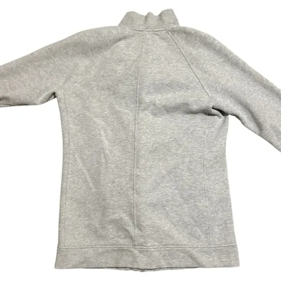 Lululemon Light Grey Fleece Fill Zip Wrap Jacket Size Small Medium 6–8