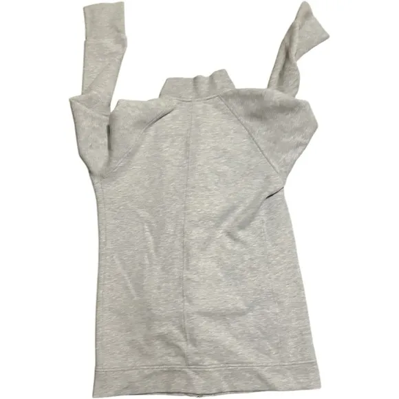 Lululemon Light Grey Fleece Fill Zip Wrap Jacket Size Small Medium 6–8