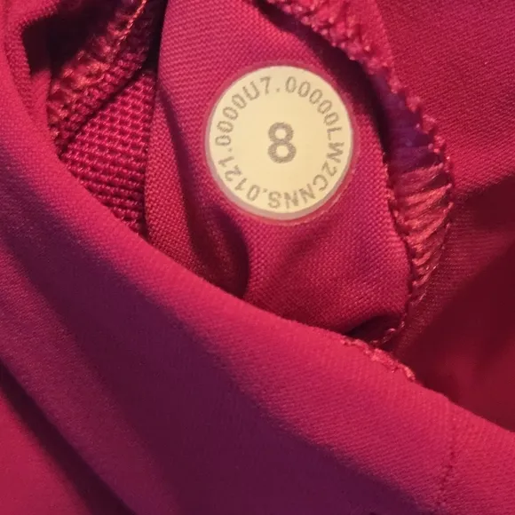 Lululemon Stash It Bra Size 8 Ripened Raspberry