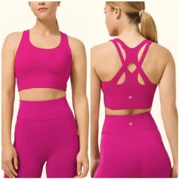 Lululemon Stash It Bra Size 8 Ripened Raspberry