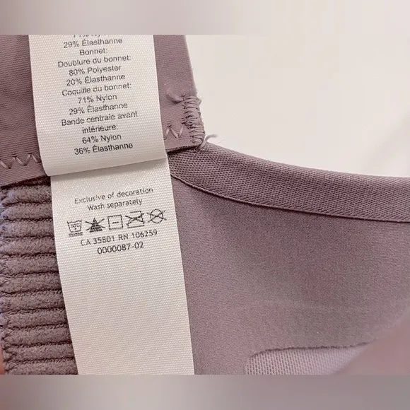 Lululemon Swift Speed High Support Size 34C Bra in Lunar Rock 💟