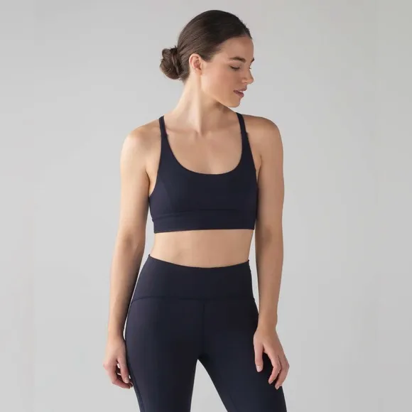 Lululemon Train Times Bra in Midnight Navy Size 10