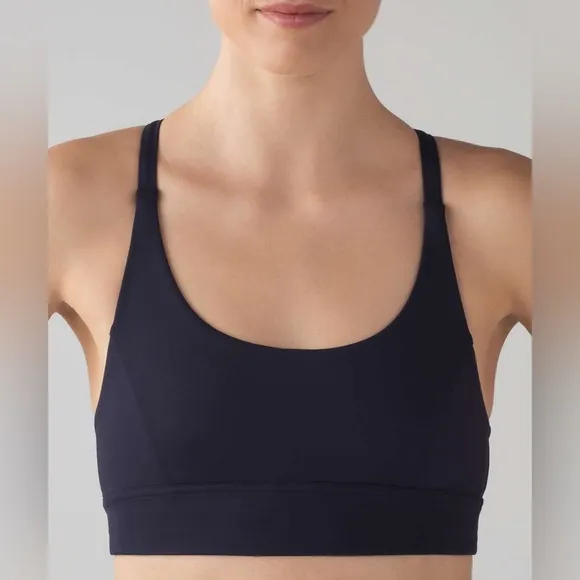 Lululemon Train Times Bra in Midnight Navy Size 10