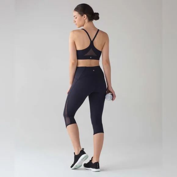 Lululemon Train Times Bra in Midnight Navy Size 10