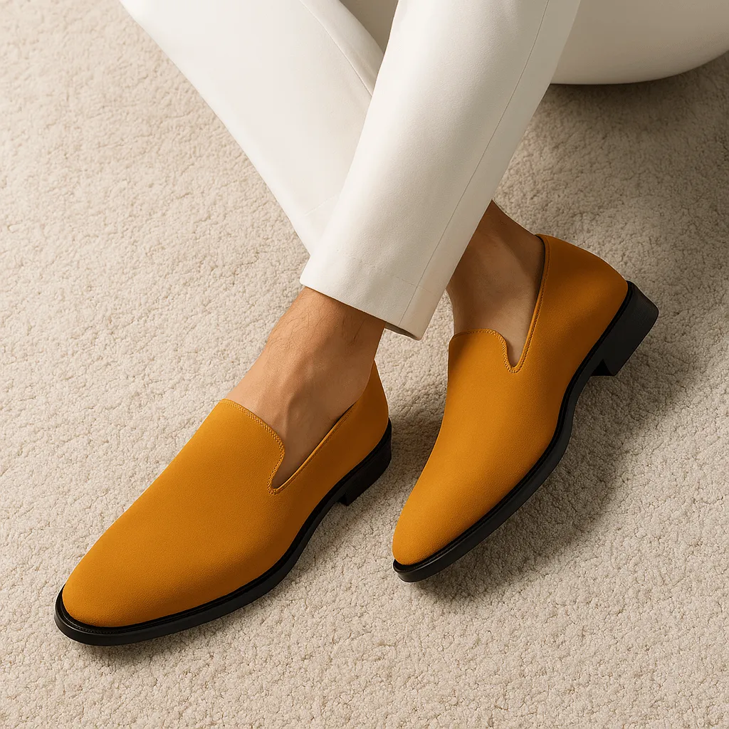 LumiNovi | The Dandelion Sole Loafers