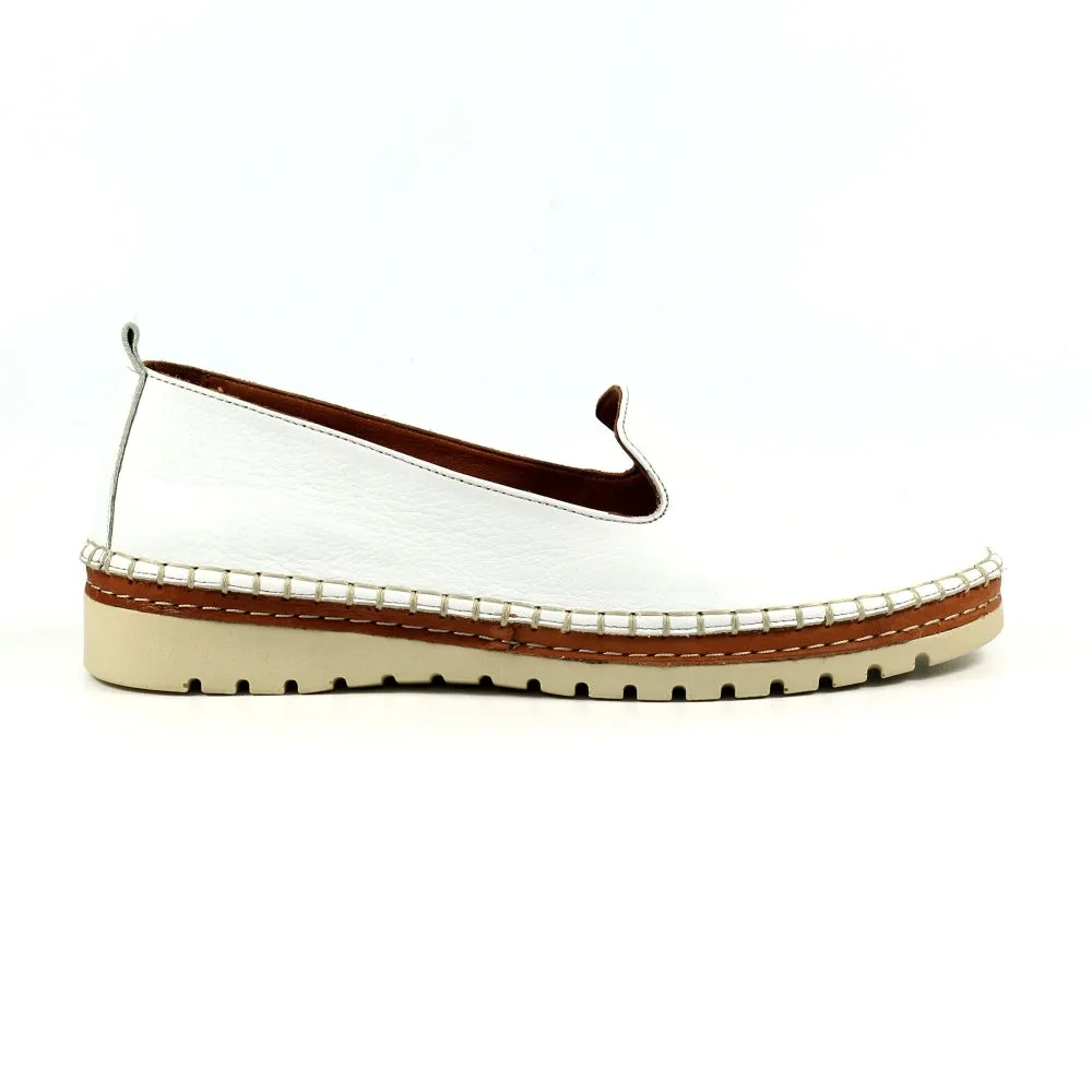 Lunar Kenley White Leather Shoe