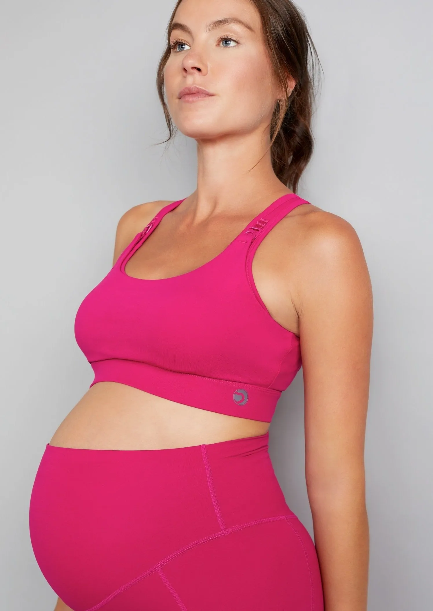 Luxe Maternity & Postnatal Leggings - Very Berry