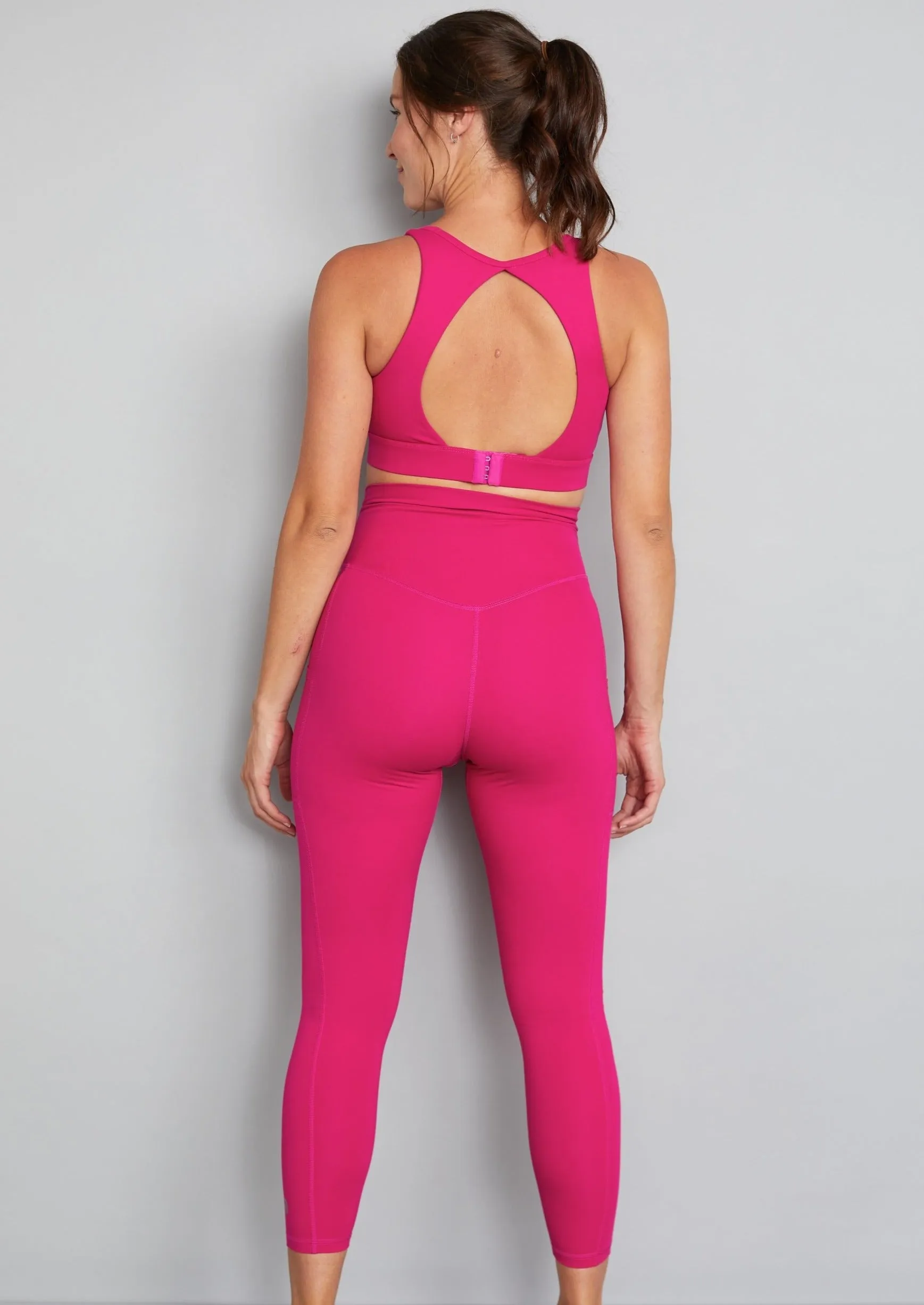 Luxe Maternity & Postnatal Leggings - Very Berry