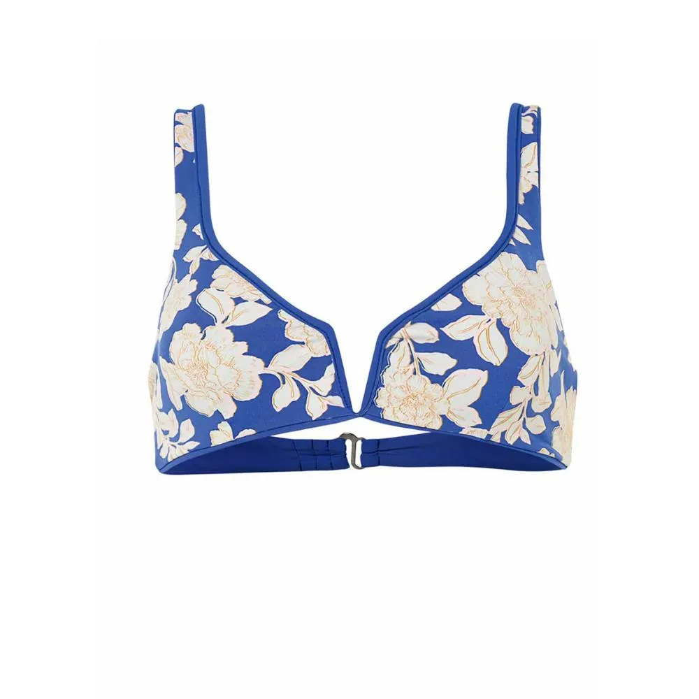 MAAJI LAPIS BLUE VICTORY V WIRE BRALETTE TOP