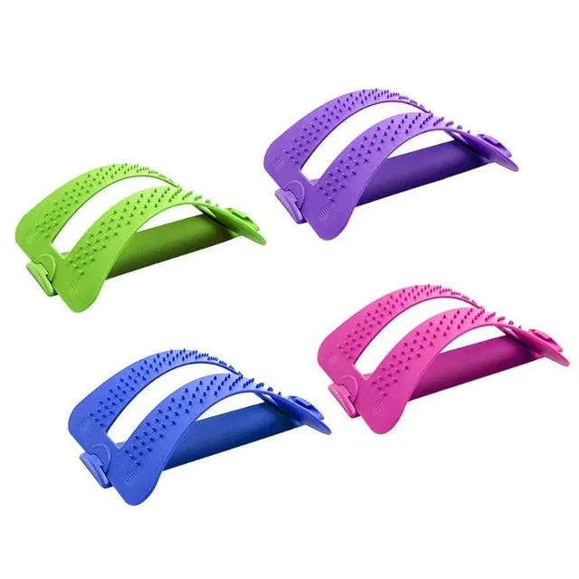 Magic Multi-Level Back Stretching Device,Back Massager Lumbar Support Stretcher Spinal Pain Relieve Back Pain Muscle Pain Relief