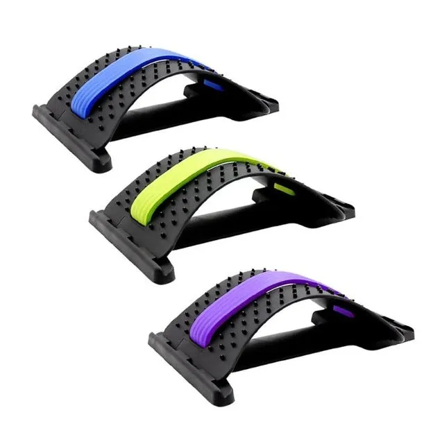 Magic Multi-Level Back Stretching Device,Back Massager Lumbar Support Stretcher Spinal Pain Relieve Back Pain Muscle Pain Relief