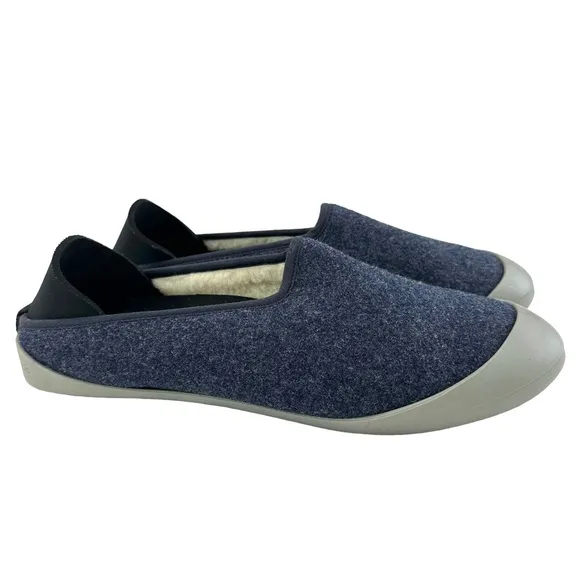 Mahabis Classic Felt Wool Lined Slip-On Slipper Men’s Size 46/ US 12