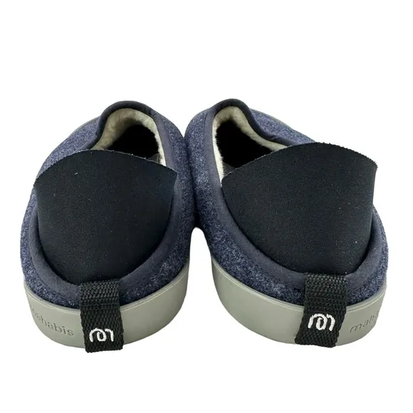 Mahabis Classic Felt Wool Lined Slip-On Slipper Men’s Size 46/ US 12