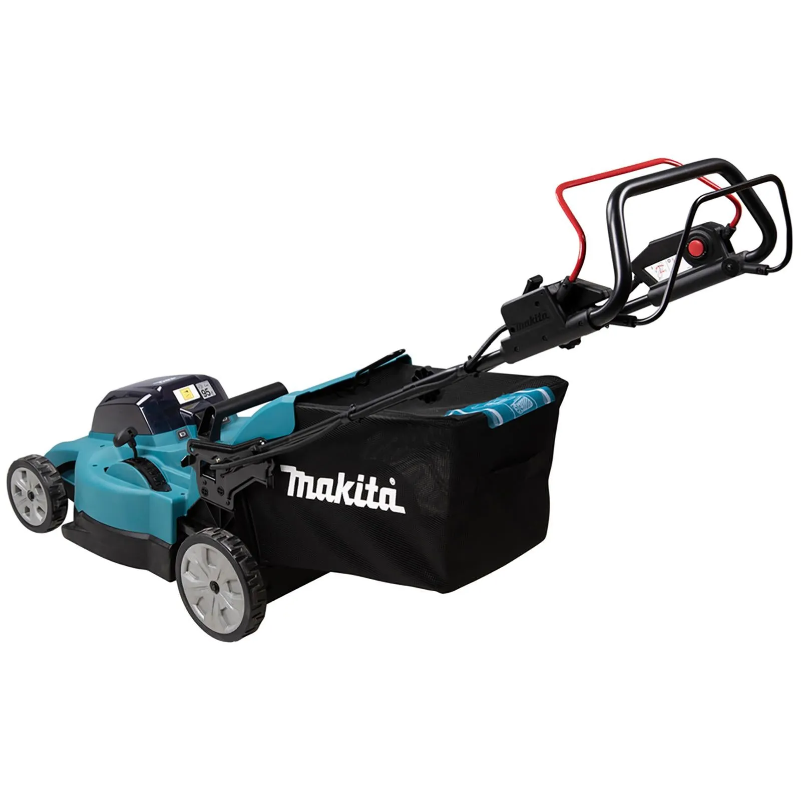 Makita 48cm Lawn Mower Kit Twin 18V LXT Li-ion Cordless Garden Grass Outdoor 2 x 5Ah Battery and Dual Charger DLM481CT2