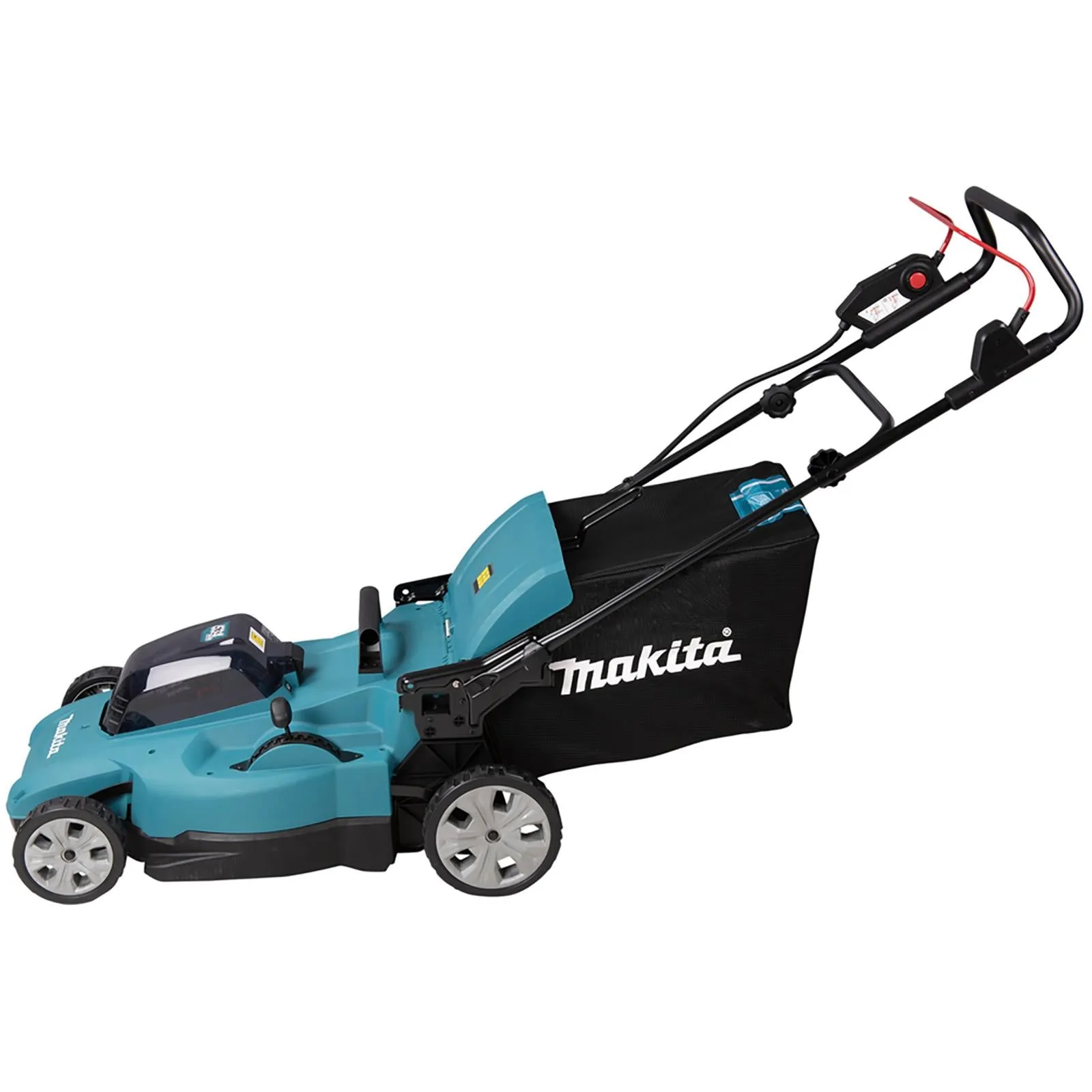 Makita 53cm Lawn Mower Kit Twin 18V LXT Li-ion Cordless Garden Grass Outdoor 2 x 5Ah Battery and Dual Charger DLM538CT2