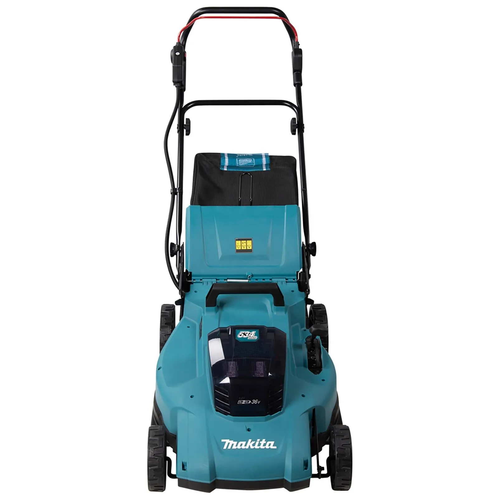 Makita 53cm Lawn Mower Kit Twin 18V LXT Li-ion Cordless Garden Grass Outdoor 2 x 5Ah Battery and Dual Charger DLM538CT2