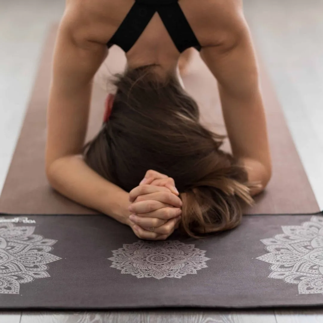 Mandala Black Hand Towel