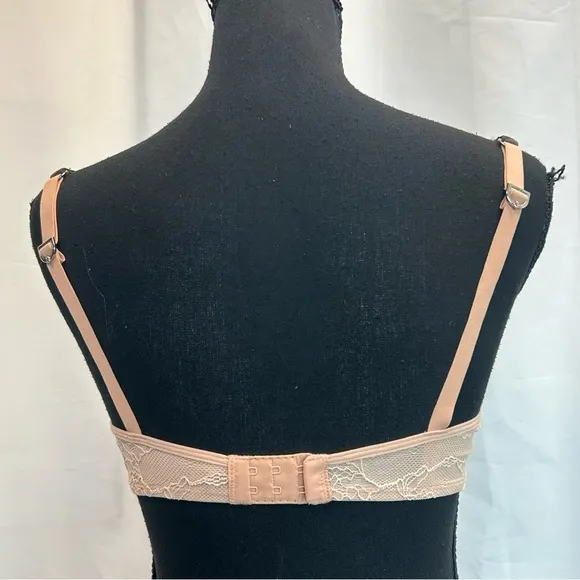 Marlies Dekkers lace snake print studded padded push-up bra Sz 34D