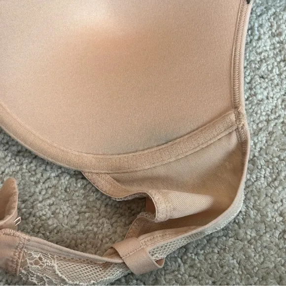Marlies Dekkers lace snake print studded padded push-up bra Sz 34D