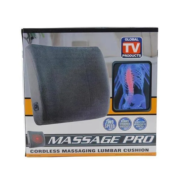 Massage Pro Cordless Massaging Lumbar Cushion