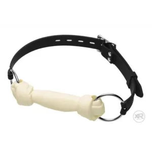 Master Series White Silicone Dog Bone Gag
