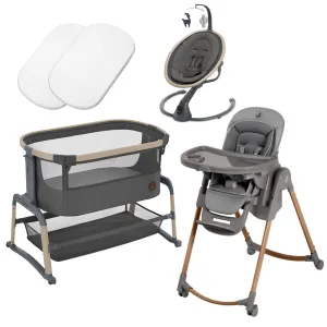 Maxi-Cosi Home Premium Bundle in Beyond Graphite