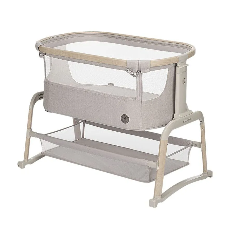 Maxi-Cosi Iora Air Bedside Crib in Classic Beige