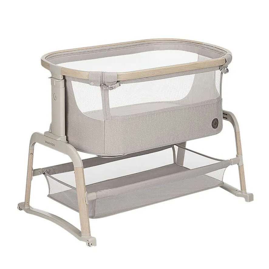 Maxi-Cosi Iora Air Bedside Crib in Classic Beige