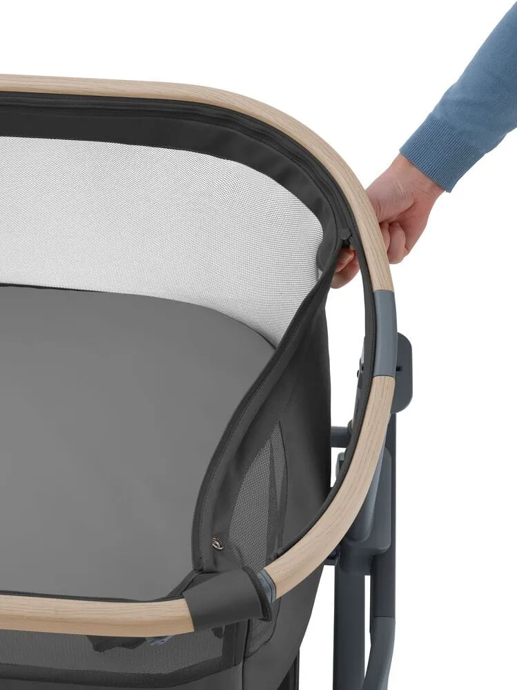 Maxi Cosi Iora Air Co-sleeping Crib - Beyond Graphite
