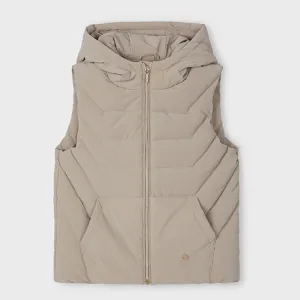 Mayoral Girls Beige Gilet