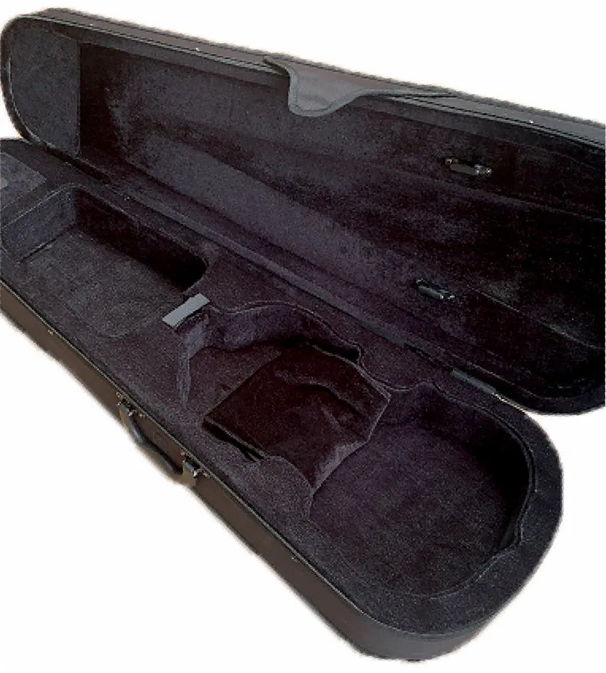 MBT Semi-Hard Shaped 1/4 Size Violin Case in Black