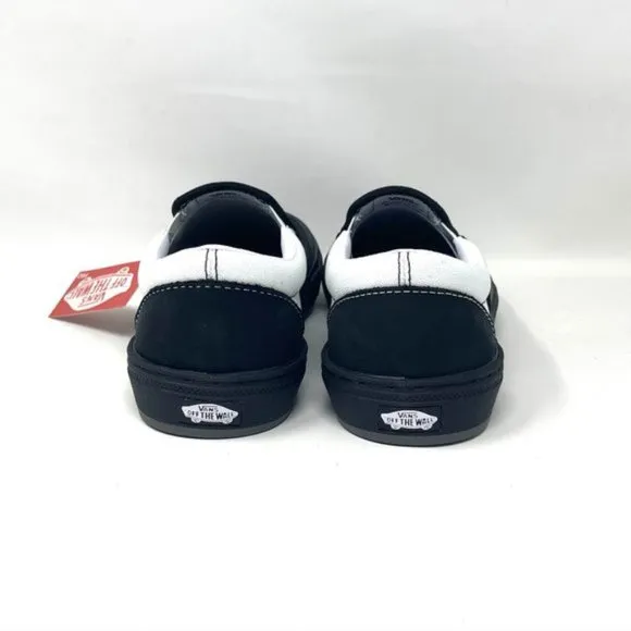 💖MEGA SALE💖VANS Bmx Slip On  Skate Dak Black White    SB Womens VN0A5HEY39M