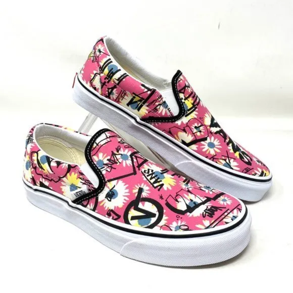 💖MEGA SALE💖VANS Classic Slip-On Vans Crew Floral Canvas  Women's  VN0A4BV31IY
