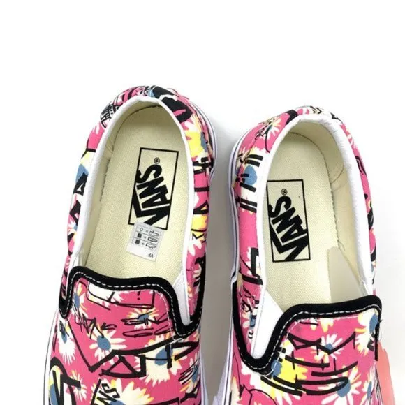 💖MEGA SALE💖VANS Classic Slip-On Vans Crew Floral Canvas  Women's  VN0A4BV31IY