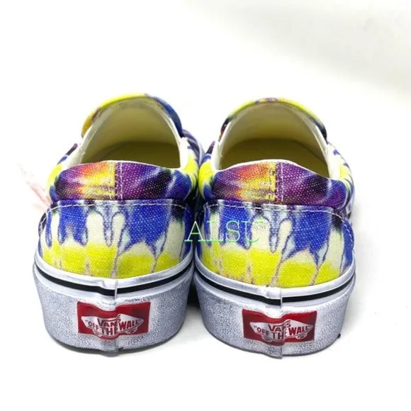 💖MEGA SALE💖VANS Vans Classic Slip On Washed Tie-Dye Canvas Men   VN0A4U3819X