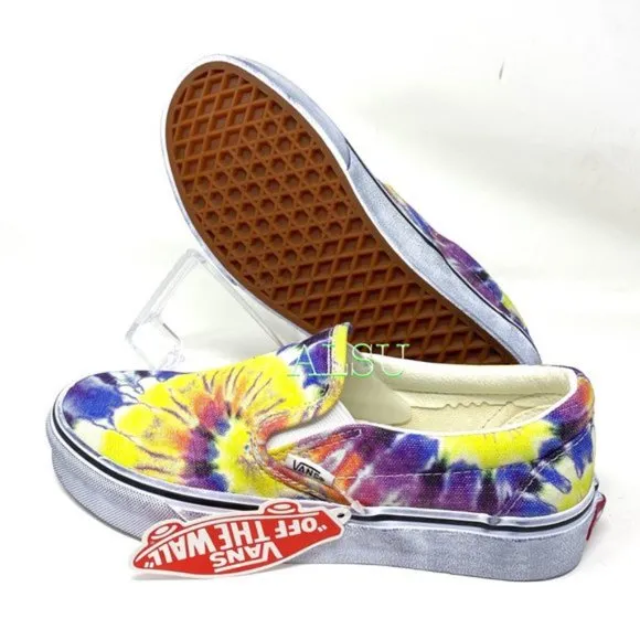 💖MEGA SALE💖VANS Vans Classic Slip On Washed Tie-Dye Canvas Men   VN0A4U3819X