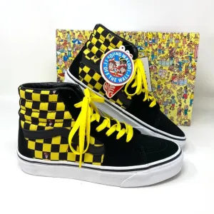 💖MEGA SALE💖VANS x Where's Waldo Sk8-Hi Checker Suede High Men's VN0A32QG4UE