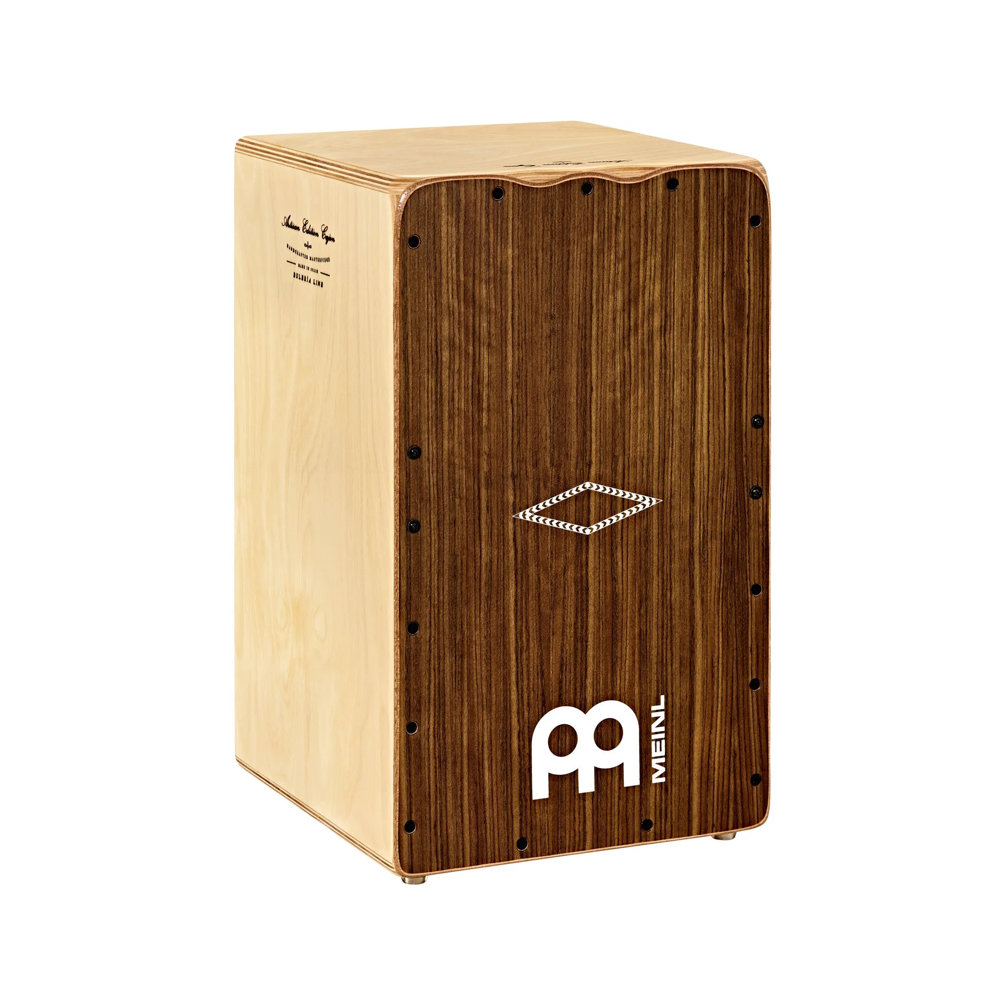 MEINL Percussion AEBLMY Artisan Edition Cajon Buleria Line, Mongoy Frontplate