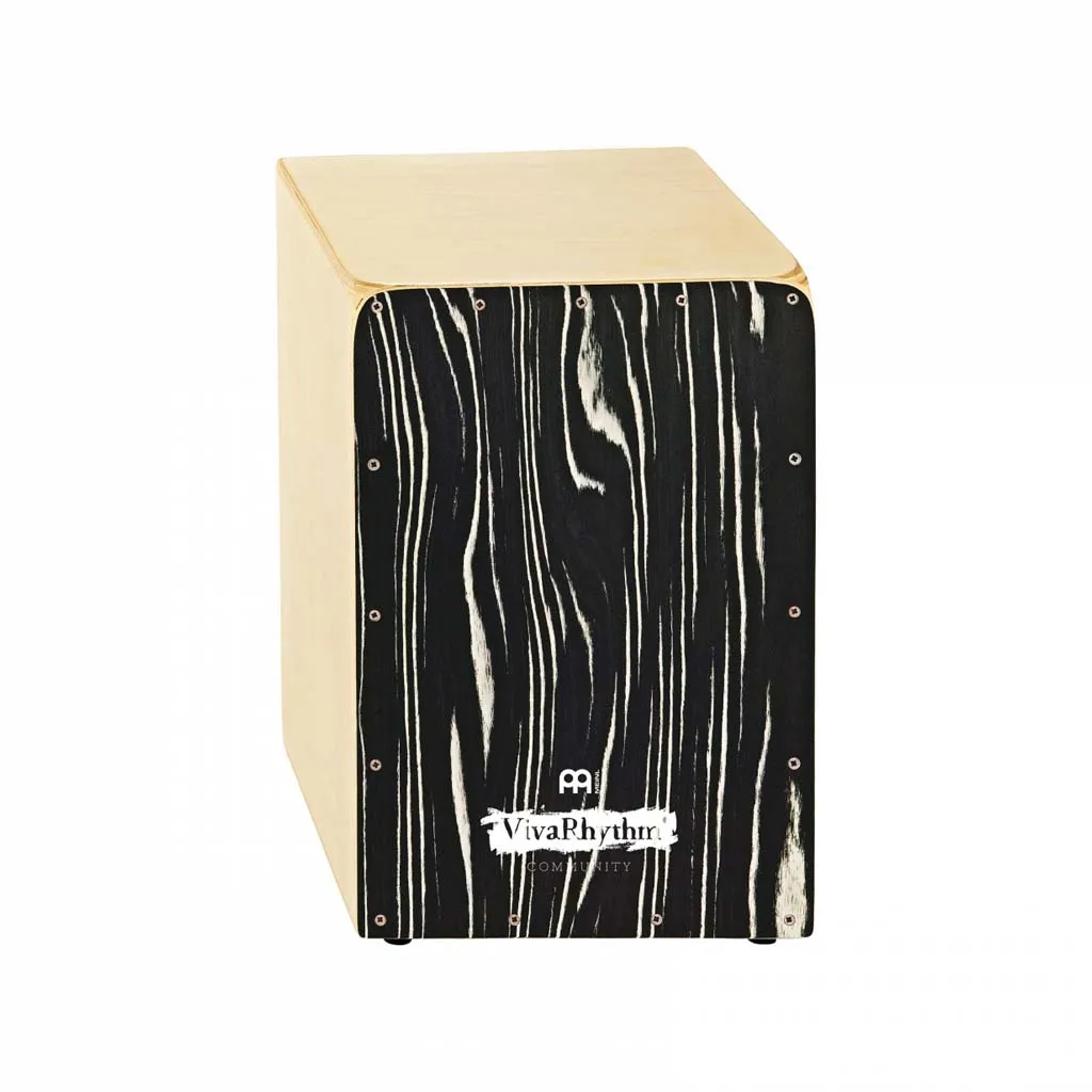 MEINL Viva Rhythm VR-CAJ-SO Snare Cajon, Strip Onyx
