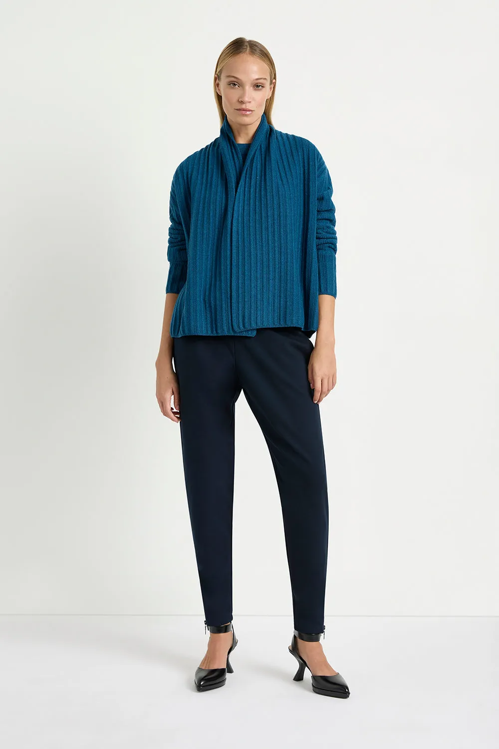 Mela Purdie Shrug Jacket in Beluga Marl F132 9289