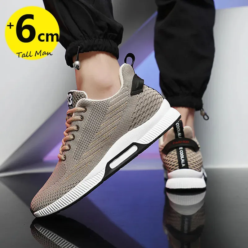 Men Height Increase Elevator Shoes