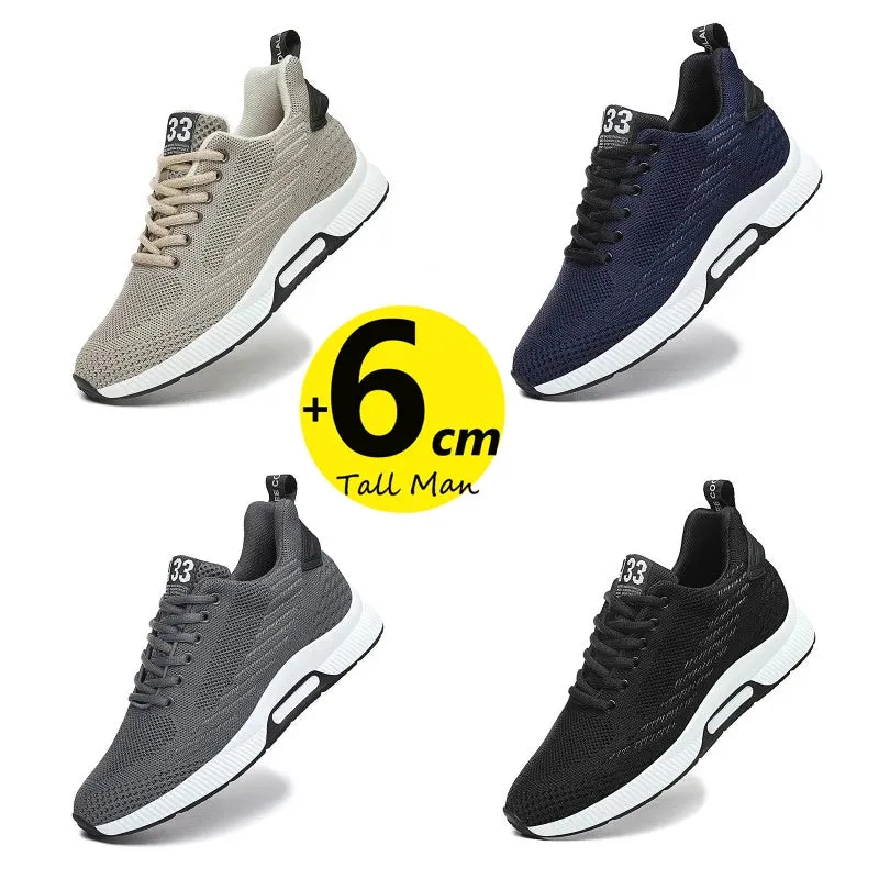 Men Height Increase Elevator Shoes