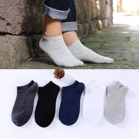 Men'S Boat Socks Short Tube Summer Thin Low-Cut Shallow Mouth Invisible Socks